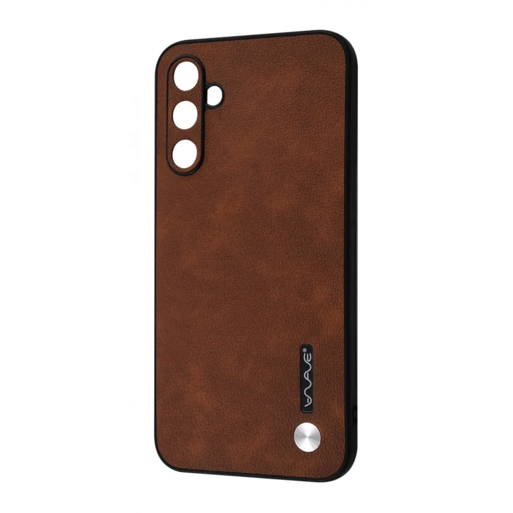 Чохол WAVE Leather Case Samsung Galaxy A14 Dark Brown