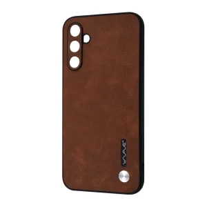 Цвет: Коричневый - Чехол WAVE Leather Case Samsung Galaxy A14 Dark Brown