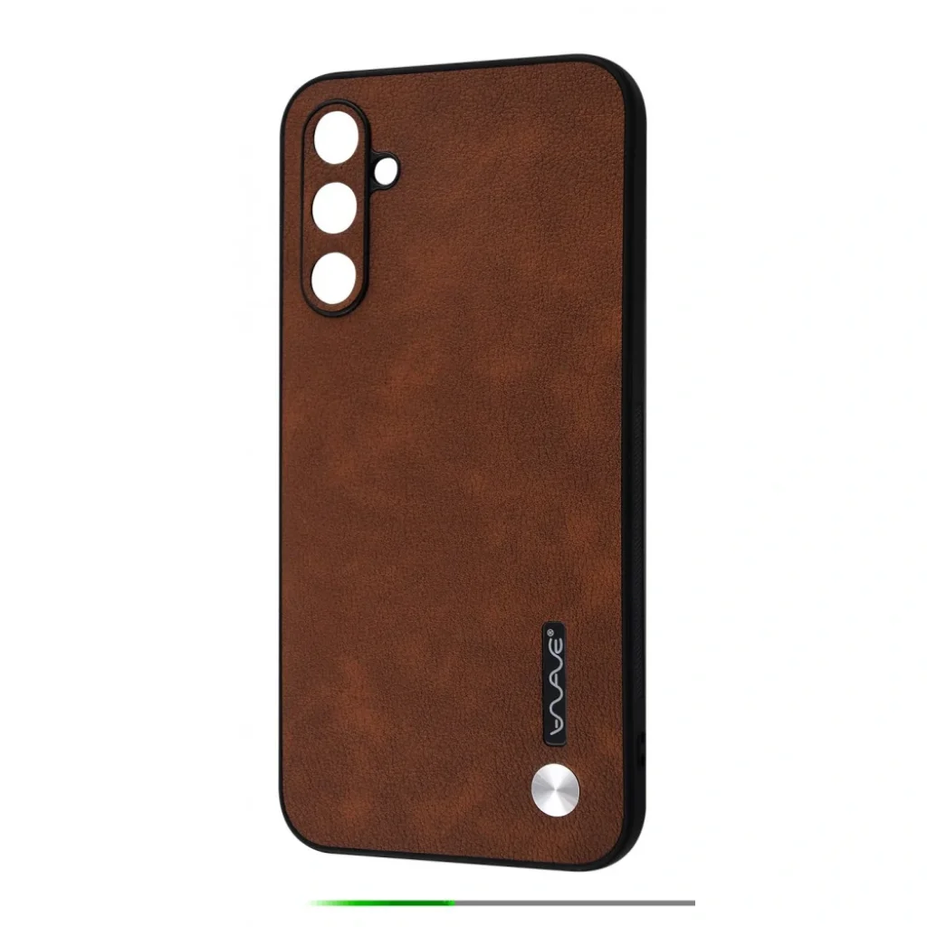 Чехол WAVE Leather Case Samsung Galaxy A24 4G Dark Brown