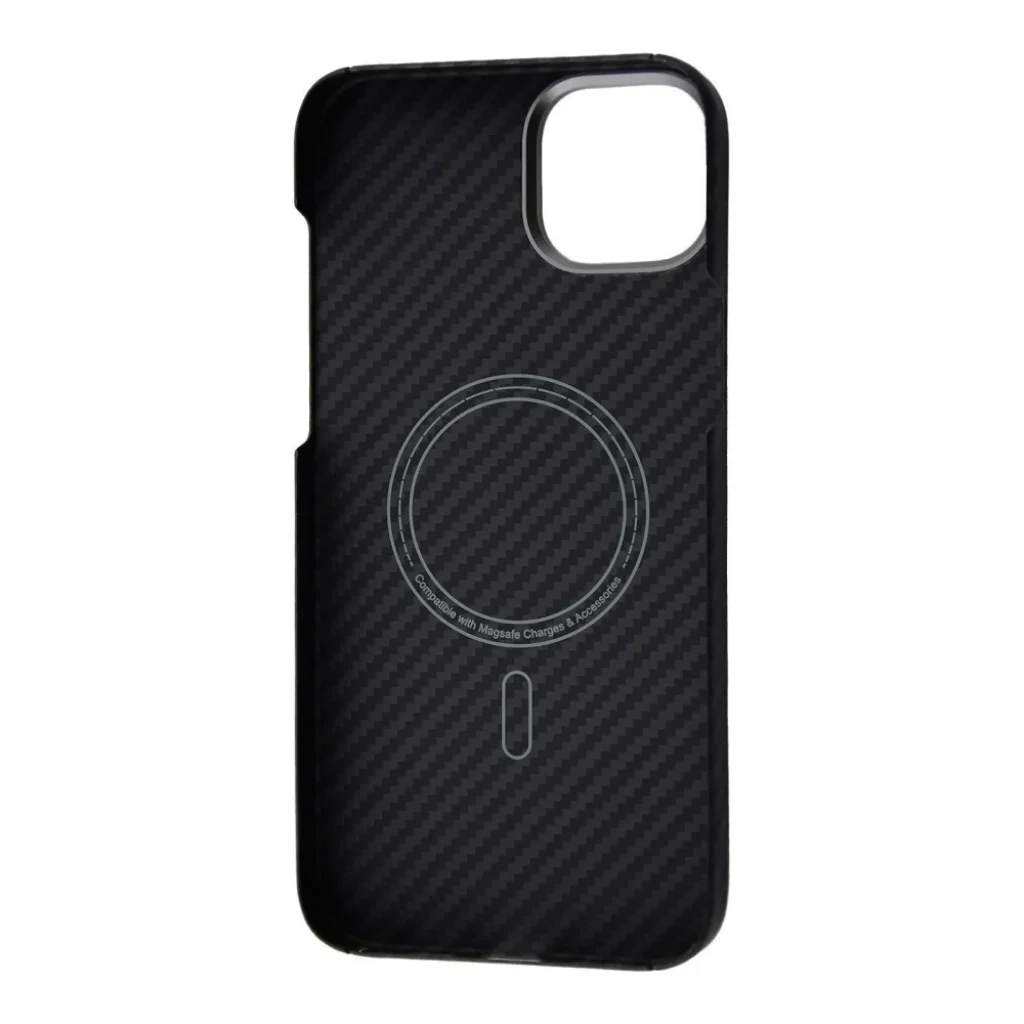 Чохол WAVE Premium Carbon Slim with Magnetic Ring iPhone 15 Plus Black