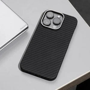 Чохол WAVE Premium Carbon Slim with Magnetic Ring iPhone 15 Plus Black