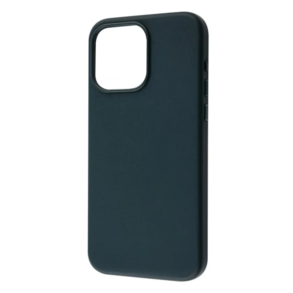Чехол WAVE Premium Leather Edition Case with MagSafe iPhone 15 Forest Green