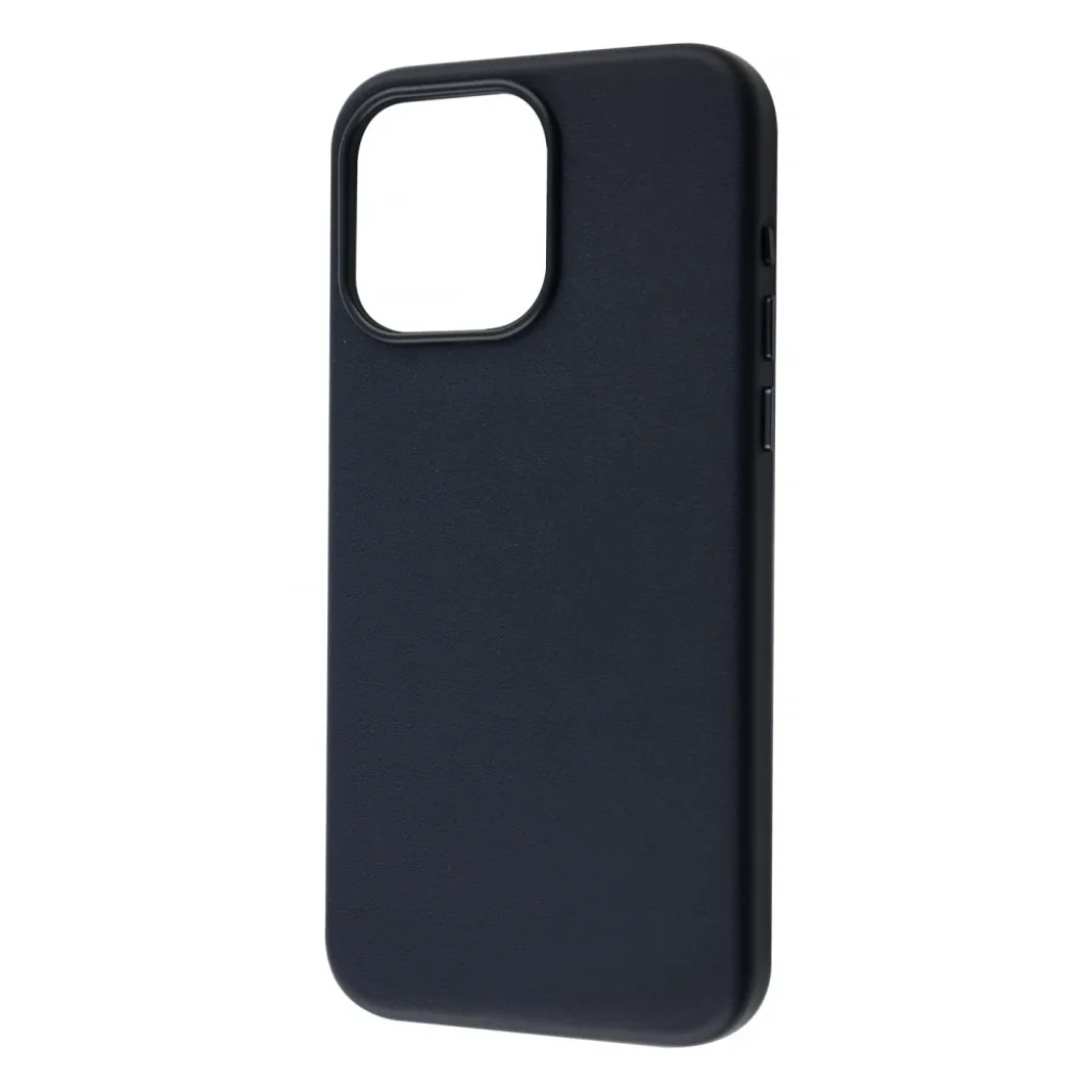 Чехол WAVE Premium Leather Edition Case with MagSafe iPhone 15 Midnight