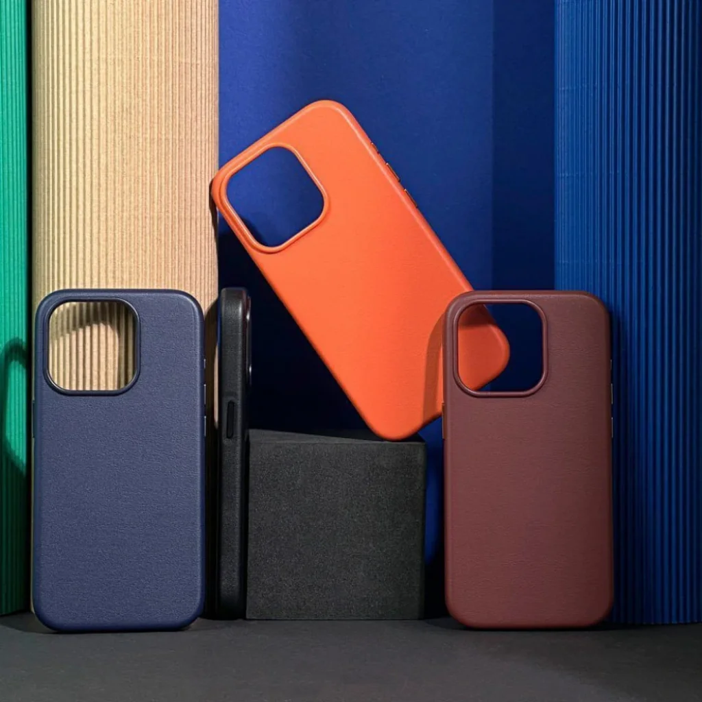 Чохол WAVE Premium Leather Edition Case with MagSafe iPhone 15 Pro Max Ink