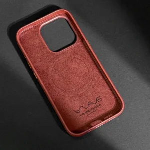 Чехол WAVE Premium Leather Edition Case with MagSafe iPhone 15 Pro Max Midnight