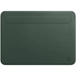 Колір: Зелений - Чохол WIWU Skin Pro 2 Leather Sleeve for MacBook 15" Green