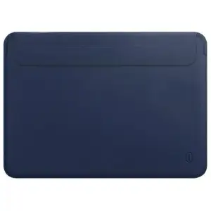 Колір: Синій - Чохол WIWU Skin Pro 2 Leather Sleeve for MacBook 15" Navy Blue