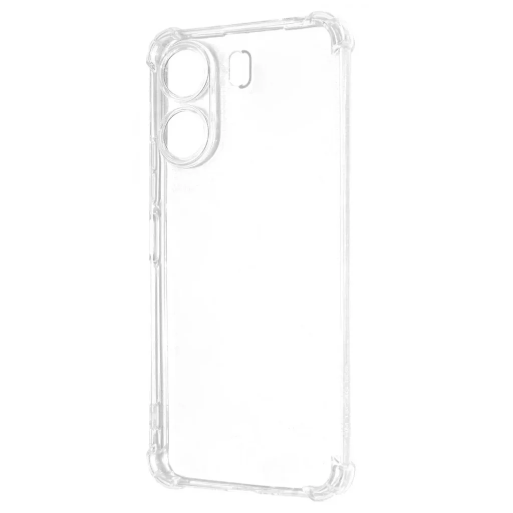 Чохол WXD Silicone 0.8 mm HQ Xiaomi Redmi 13C 4G, Poco C65 Clear