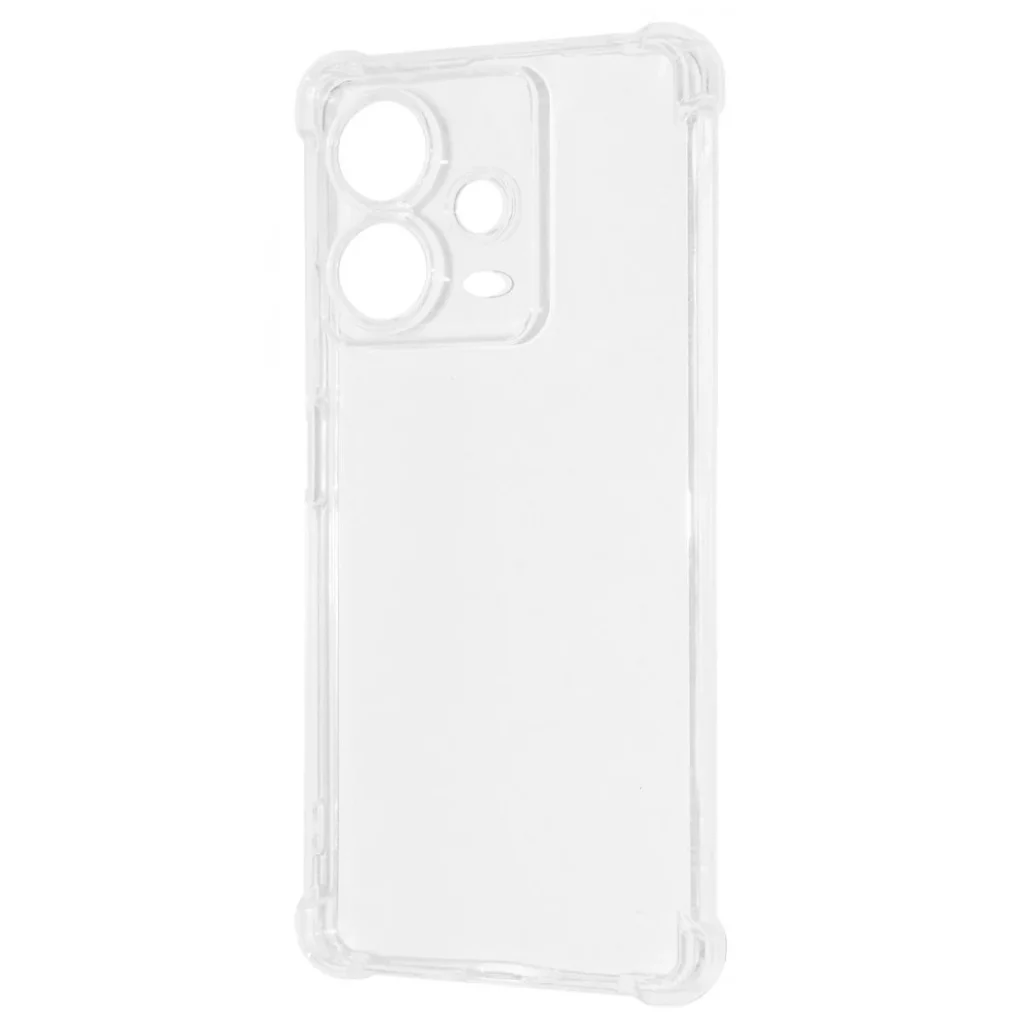 Чохол WXD Silicone 0.8 mm HQ Xiaomi Redmi Note 12 Pro 5G Clear