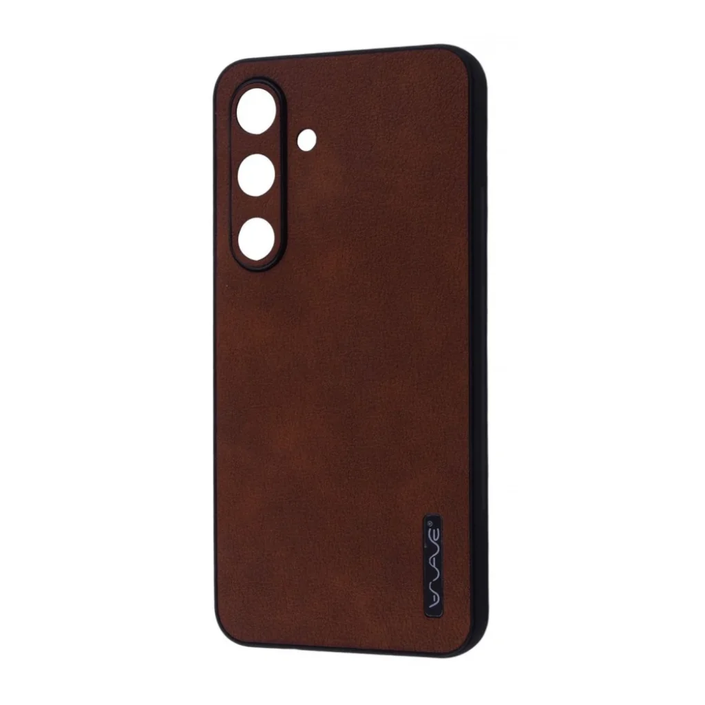 Чохол WAVE Leather Case Samsung Galaxy S24 (SM-S921) Dark Brown