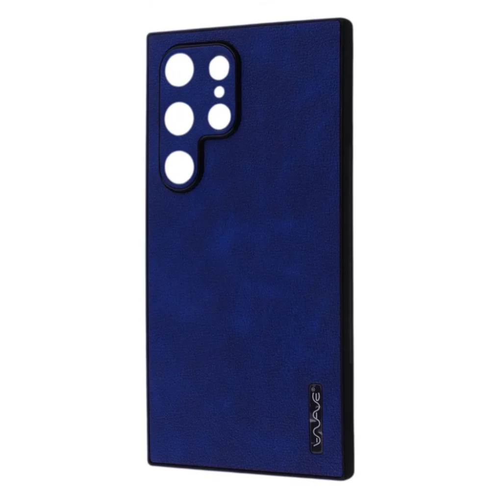 Чехол WAVE Leather Case Samsung Galaxy S24 Ultra (SM-S928) Blue