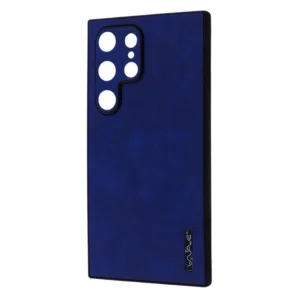 Цвет: Синий - Чехол WAVE Leather Case Samsung Galaxy S24 Ultra (SM-S928) Blue
