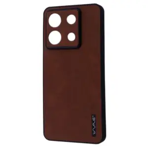Колір: Коричневий - Чохол WAVE Leather Case Xiaomi Redmi Note 13 Pro 5G Dark Brown