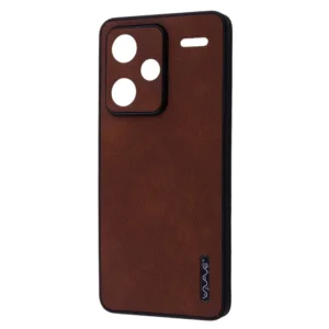 Цвет: Коричневый - Чехол WAVE Leather Case Xiaomi Redmi Note 13 Pro+ Dark Brown