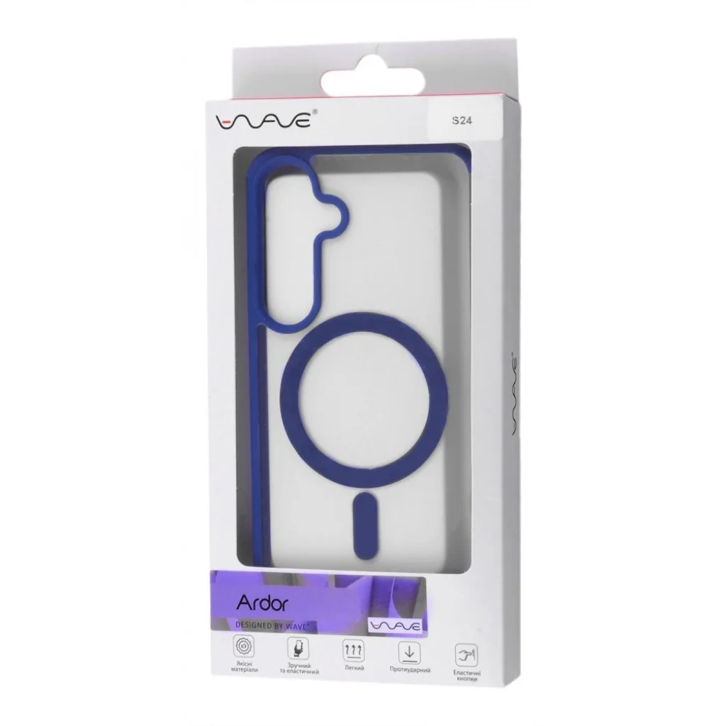 Чохол WAVE Ardor Case with MagSafe Samsung Galaxy S24 Deep Purple