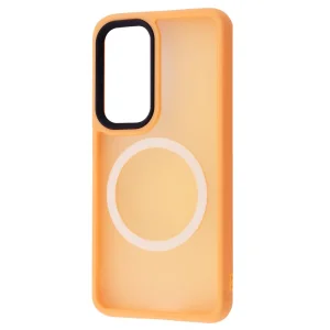 Колір: Помаранчевий - Чохол WAVE Matte Insane Case with MagSafe Samsung Galaxy S24 Plus Orange
