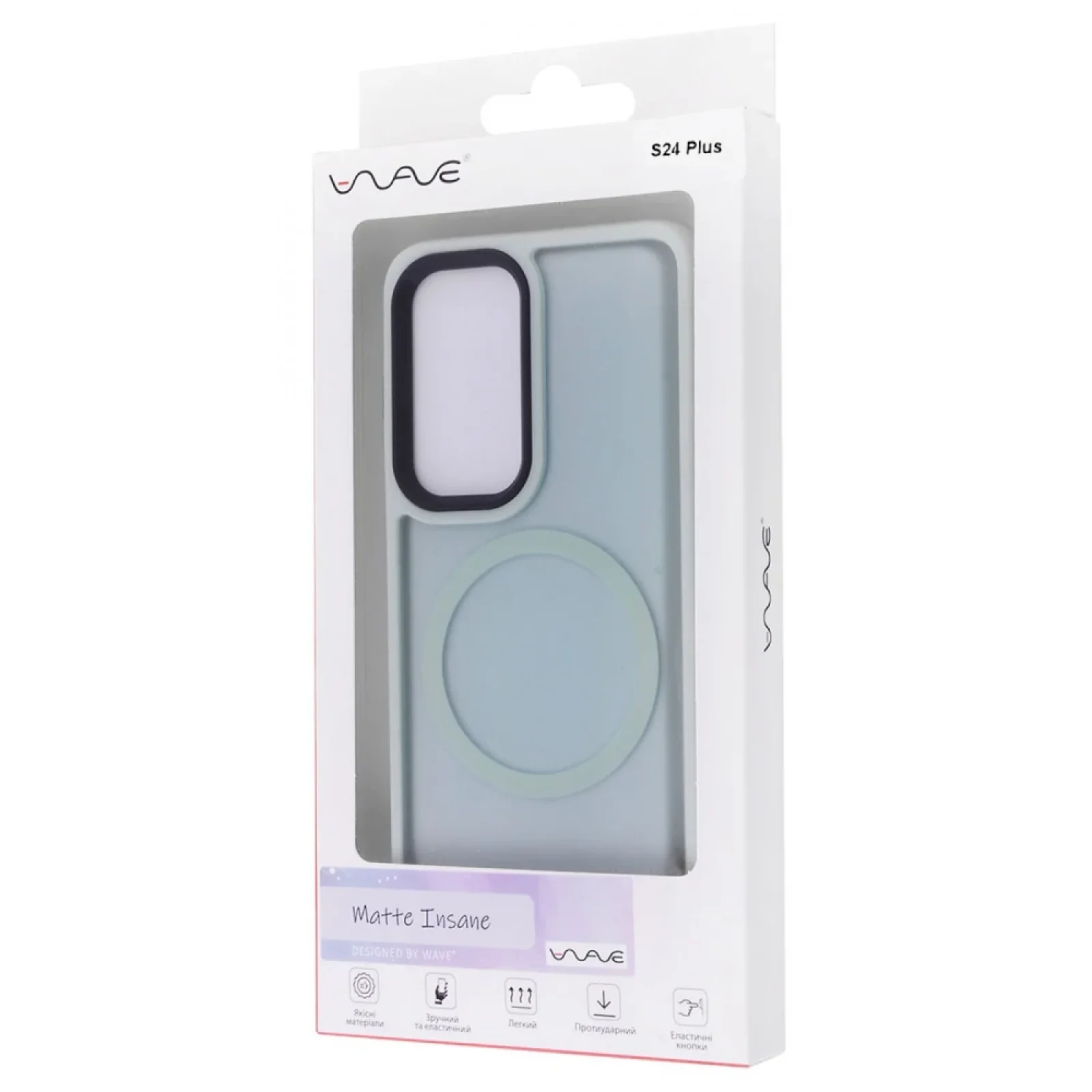 Чохол WAVE Matte Insane Case with MagSafe Samsung Galaxy S24 Plus Orange