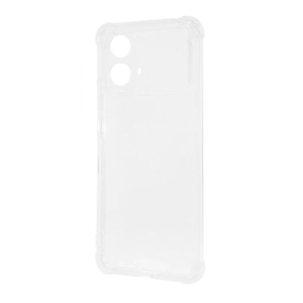 Чохол WXD Silicone 0.8 mm HQ Motorola Moto G34 Clear