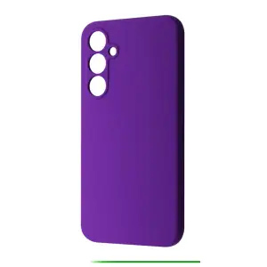 Колір: Фіолетовий - Чохол WAVE Full Silicone Cover Samsung Galaxy A55 Dark Purple