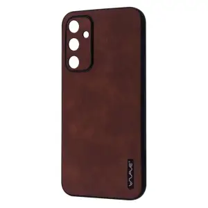 Колір: Коричневий - Чохол WAVE Leather Case Samsung Galaxy A55 Dark Brown