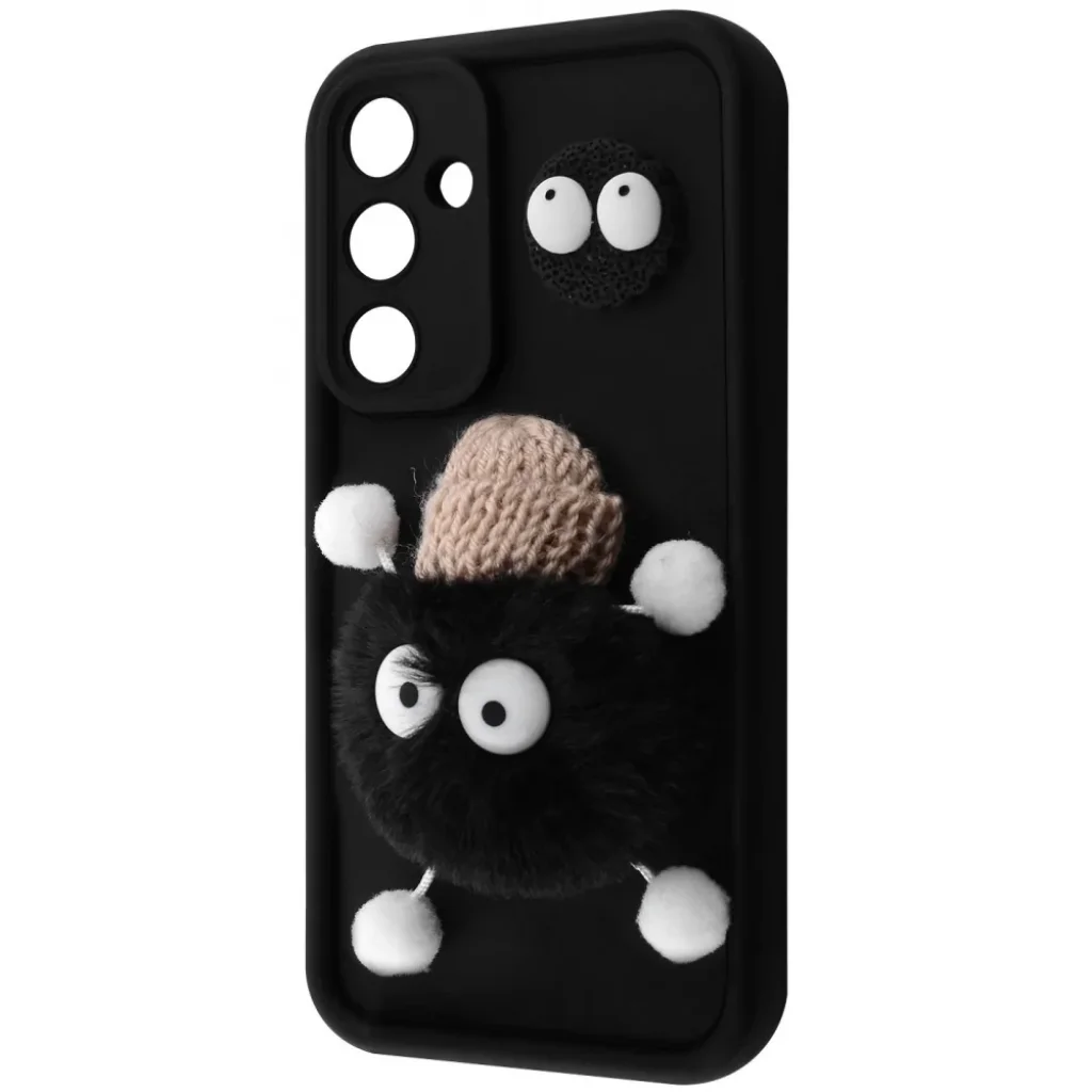 Чохол Pretty Things Case Samsung Galaxy A55 Black/Fluffy Black