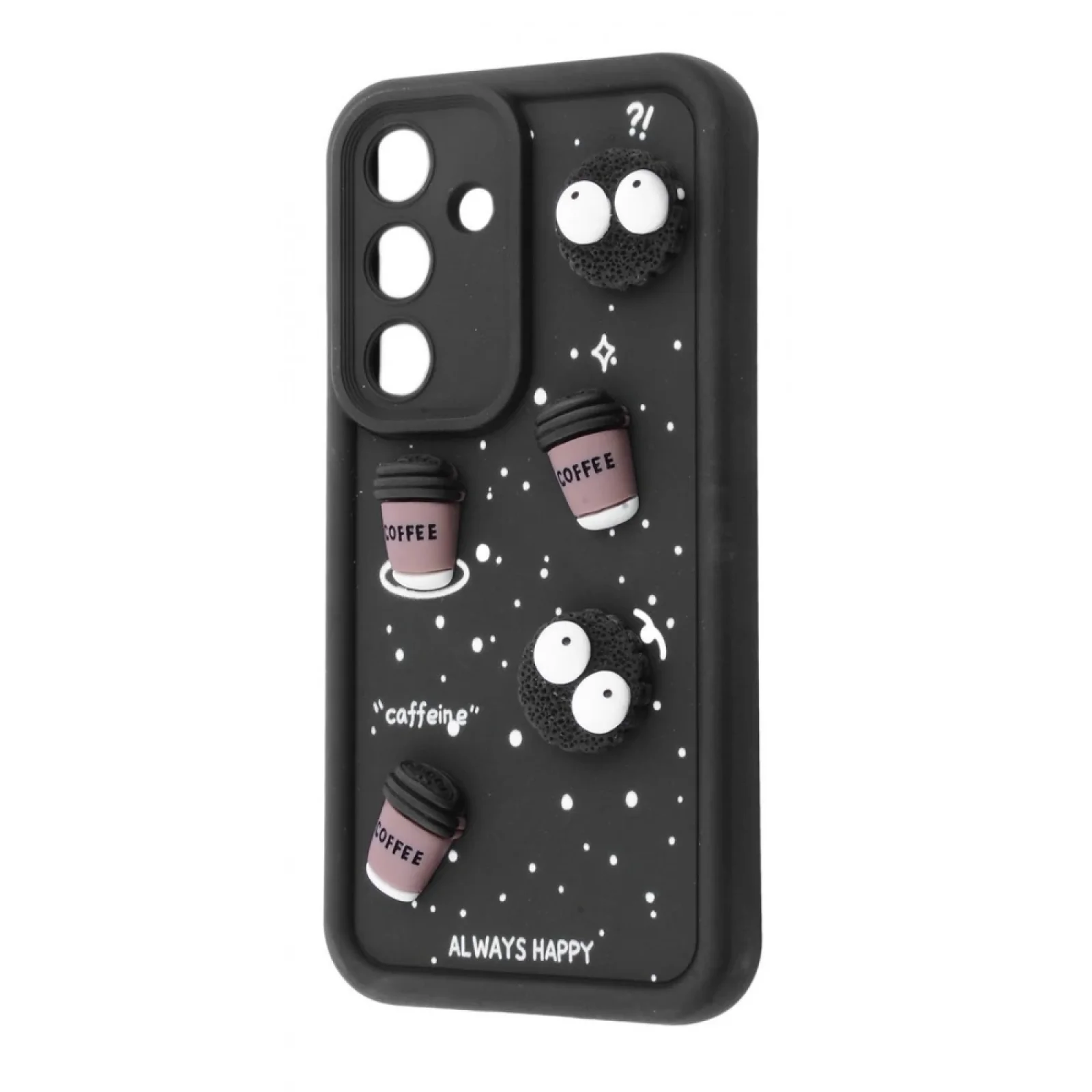 Чехол Pretty Things Case Samsung Galaxy S23 FE Black/Coffee