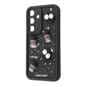 Чохол Pretty Things Case Samsung Galaxy S23 FE Black/Coffee