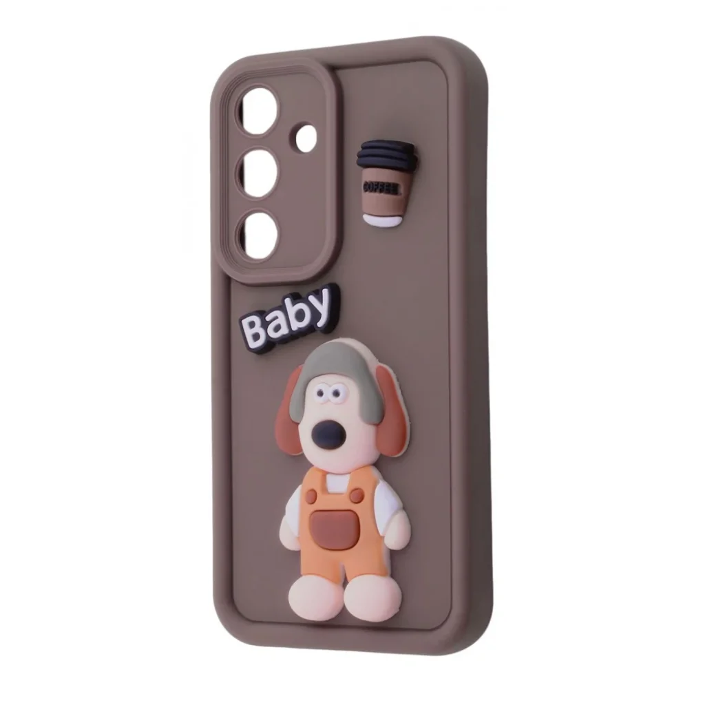 Чехол Pretty Things Case Samsung Galaxy S23 FE Brown/Baby