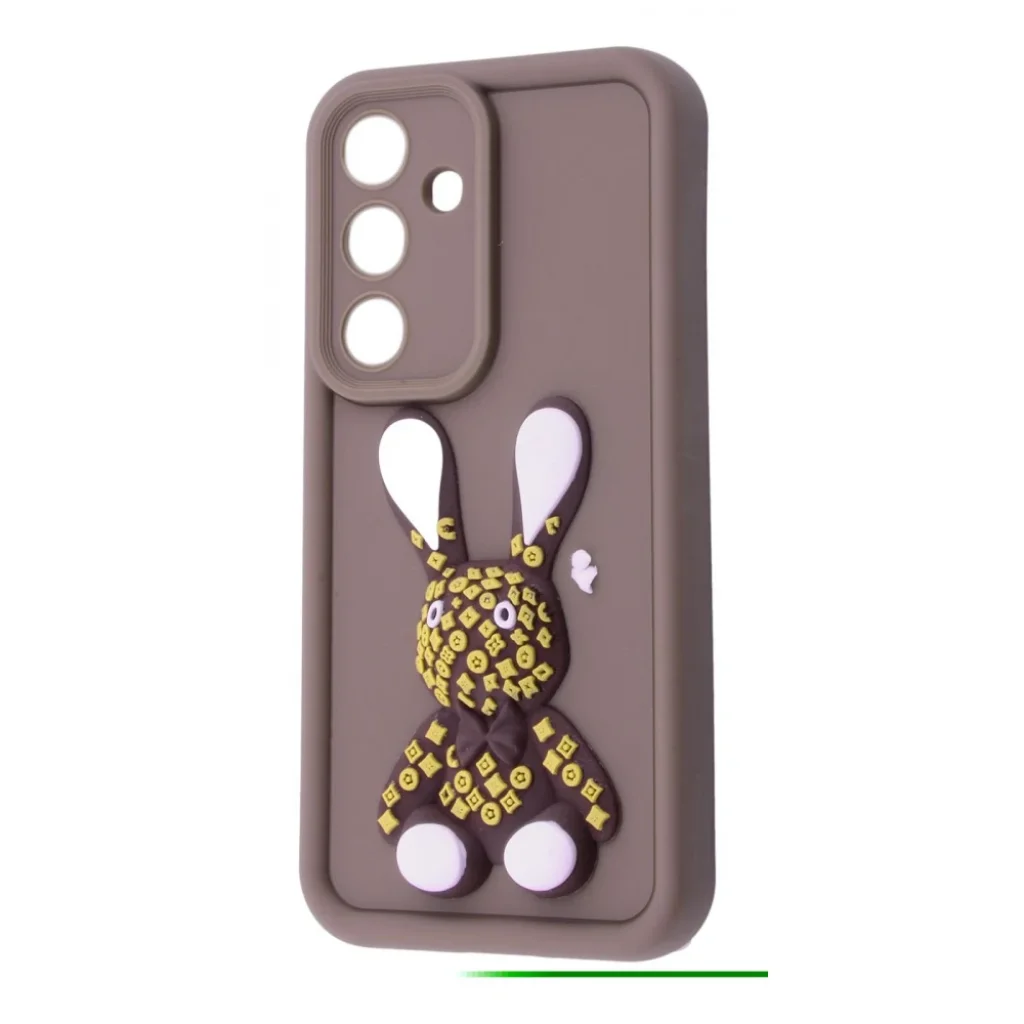 Чохол Pretty Things Case Samsung Galaxy S23 FE Brown/Rabbit