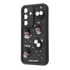 Колір: Чорний - Чохол Pretty Things Case Samsung Galaxy S24 Black/Coffee