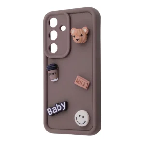 Колір: Коричневий - Чохол Pretty Things Case Samsung Galaxy S24 Brown/Bear
