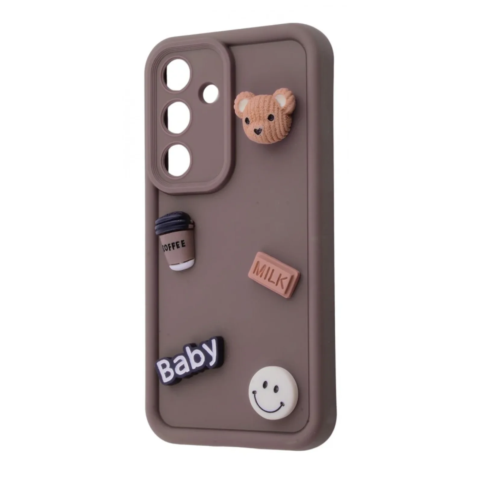 Чохол Pretty Things Case Samsung Galaxy S24 Plus Brown/Bear
