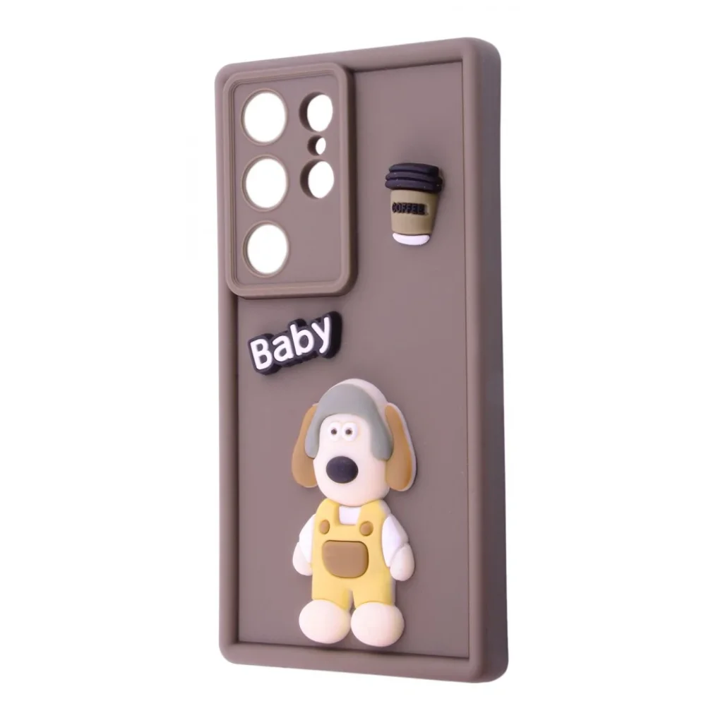 Чохол Pretty Things Case Samsung Galaxy S24 Ultra Brown/Baby