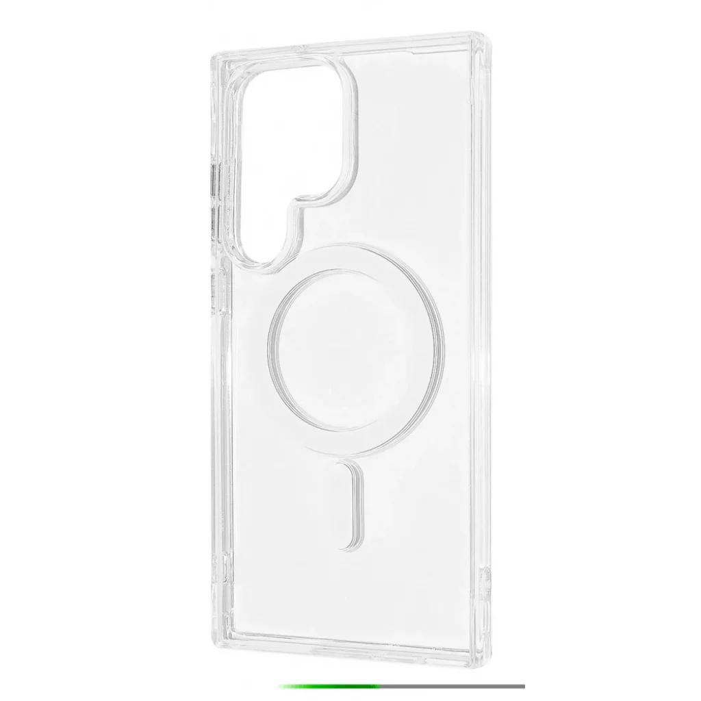 Чохол WAVE Clear Case (PC+TPU) with Magnetic Ring Samsung Galaxy S24 Ultra Clear
