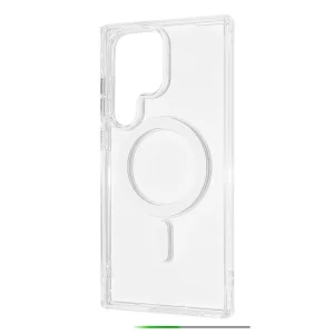 Чохол WAVE Clear Case (PC+TPU) with Magnetic Ring Samsung Galaxy S24 Ultra Clear