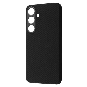 Чохол WAVE Premium Carbon Slim with Magnetic Ring Samsung Galaxy S23 Ultra Black