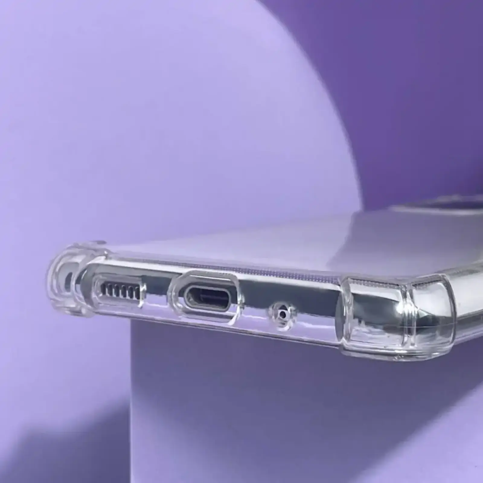 Чехол WXD Silicone 0.8 mm HQ Motorola Moto G04, Moto G04s, Moto E14 Clear