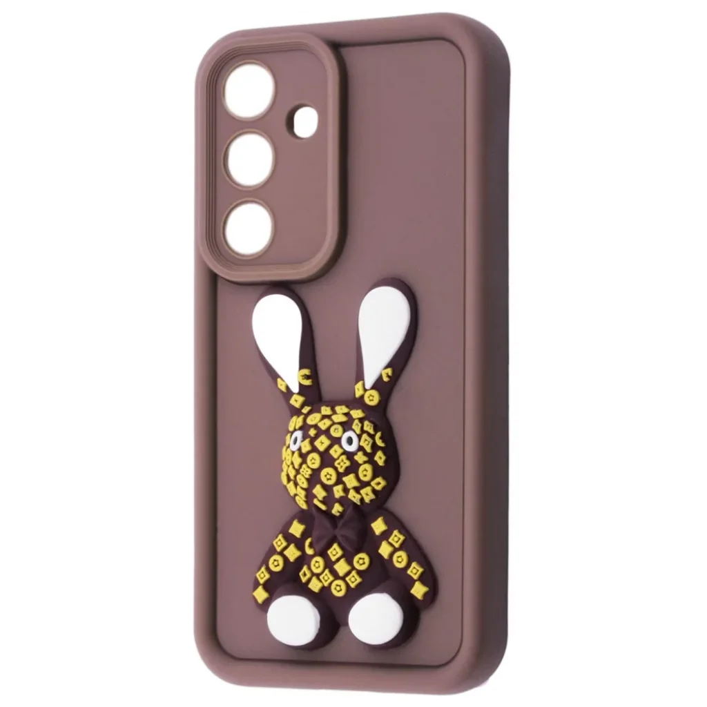 Чохол Pretty Things Case Samsung Galaxy S24 FE Brown/Rabbit