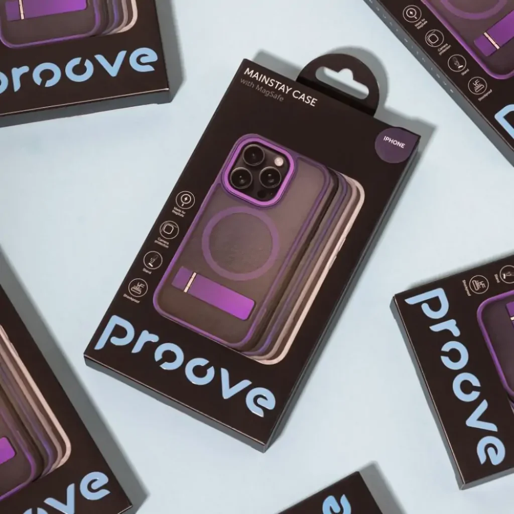 Чехол Proove Mainstay Case with Magnetic Ring iPhone 16 Pro Gray, PCMCIP16P005