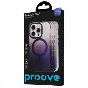Чохол Proove Shadow Star Case with Magnetic Ring iPhone 16 Pro Max Deep Purple, PCSSIP16PM04