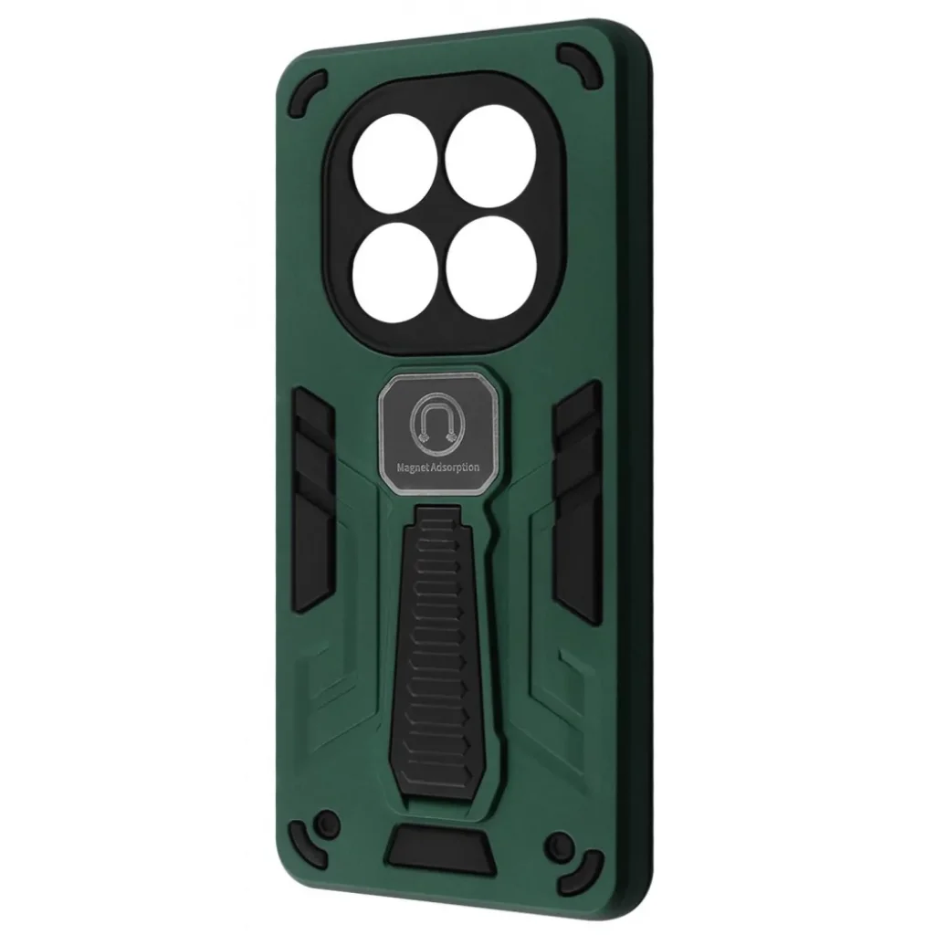 Чохол Armor Magnetic Xiaomi Redmi Note 14 Pro 5G, Poco X7 5G Dark Green
