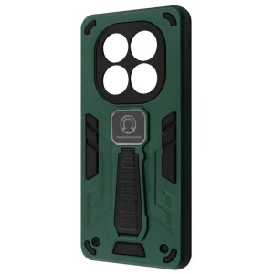 Колір: Зелений - Чохол Armor Magnetic Xiaomi Redmi Note 14 Pro 5G, Poco X7 5G Dark Green