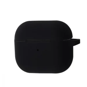 Колір: Чорний - Чохол Silicone Case New with Clip for AirPods 4 Black