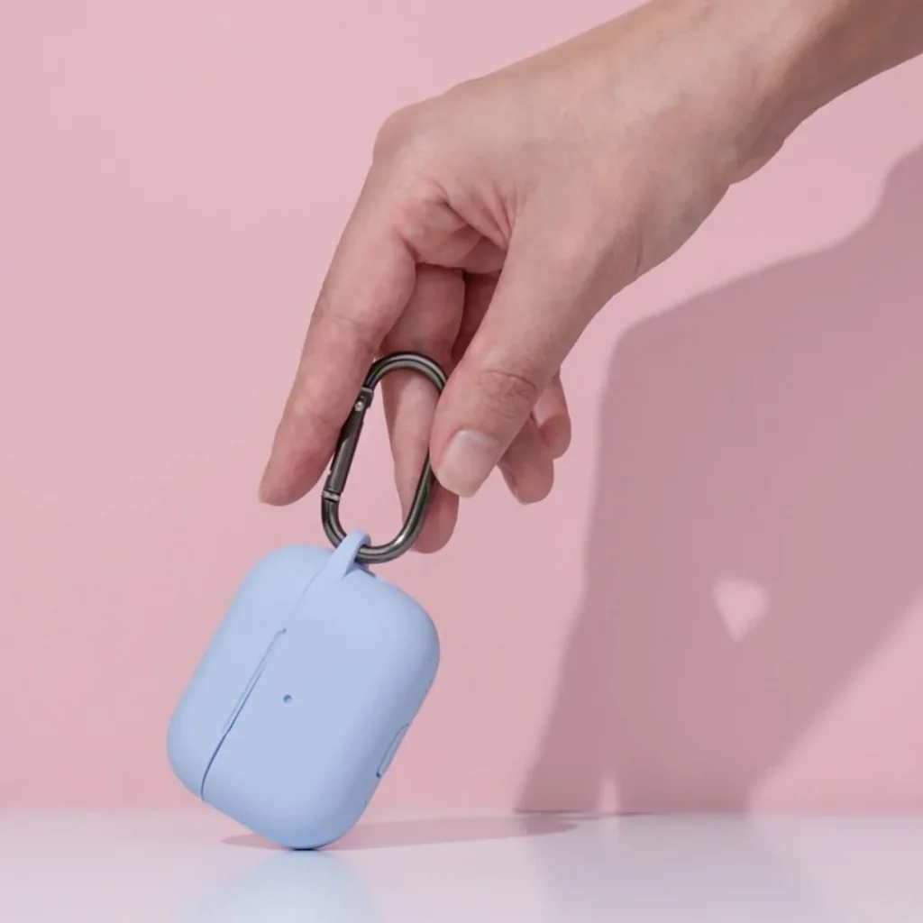 Чохол Silicone Case New with Clip for AirPods 4 Yellow