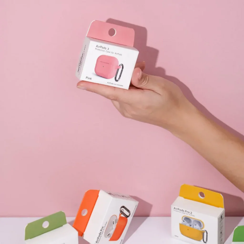 Чохол Silicone Case New with Clip for AirPods 4 Yellow