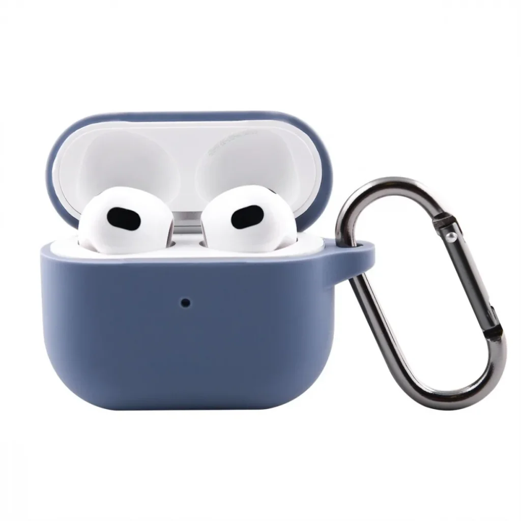 Чохол Silicone Case New with Clip for AirPods 4 Yellow