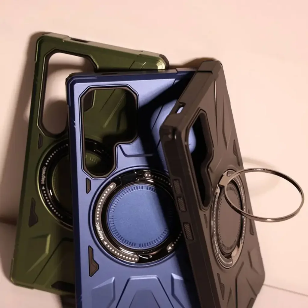 WAVE Iron Grip with Magnetic Ring Samsung Galaxy S25 Ultra Dark Green