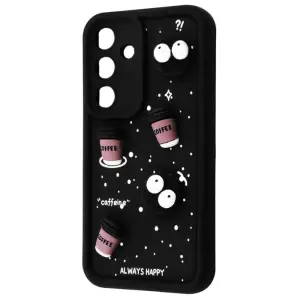 Цвет: Черный - Чехол Pretty Things Case Samsung Galaxy A36, Samsung Galaxy A56 Black/Coffee
