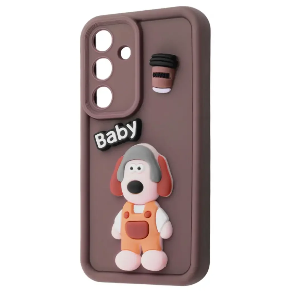Чохол Pretty Things Case Samsung Galaxy A36, Samsung Galaxy A56 Brown/Baby