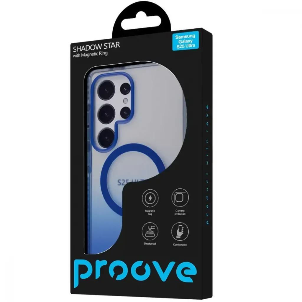 Чохол Proove Shadow Star Case with Magnetic Ring Samsung Galaxy S25 Ultra Purple
